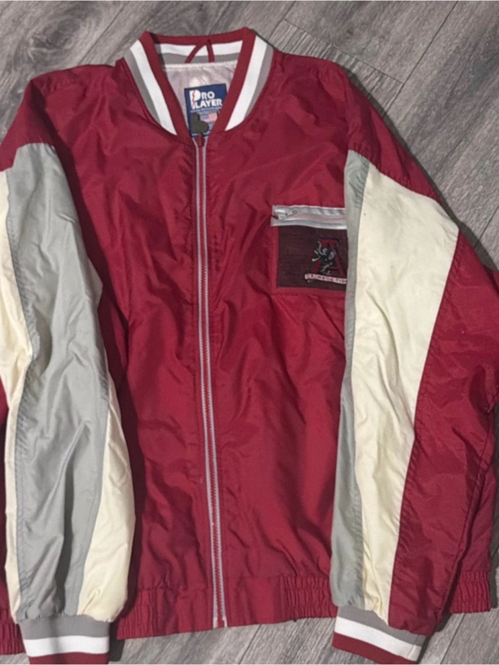 Vintage Pro Player Men’s alabama crimson tide windbreaker
